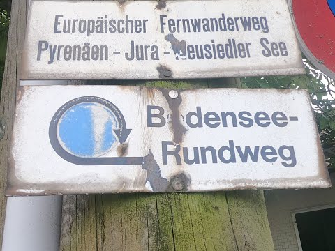Tag 0, 2024 Anreise zum Europa Fernwanderweg E4 E5; Bregenz nach Arbon; Bodensee Uferweg