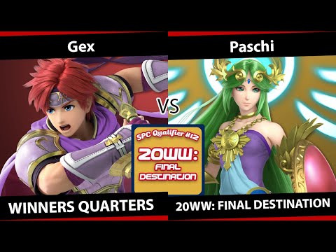 Gex (Roy) v. Paschi (Palutena) - Winners Quarters - 20WW: Final Destination