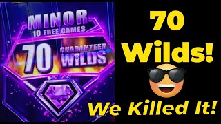 70 Wilds On Regal Riches! We Killed It On Slots!