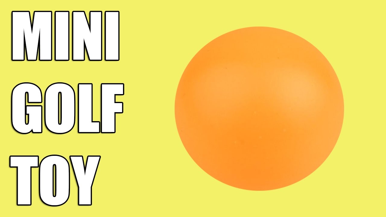 How to make a Mini golf - Toy golf course