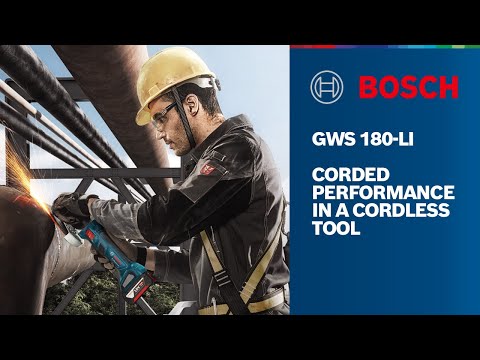 GWX 180-LI PROFESSIONAL CORDLESS ANGLE GRINDER Bosch (GWX180 LI (Solo)) Small Angle Grinde