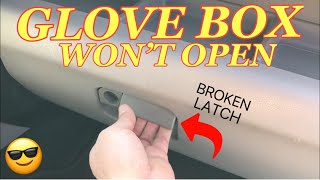 HONDA PILOT GLOVE BOX WON’T OPEN - How to Open your Stuck Glove Box and Replace the Latch. Easy Job!