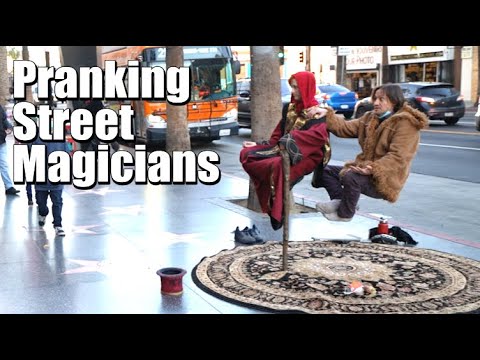 Random Guy Levitates & Steals Levitating Performer's Show