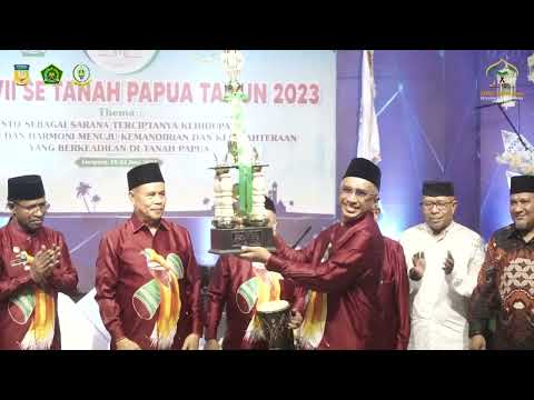 PEMBUKAAN STQ XXVII SE TANAH PAPUA TAHUN 2023