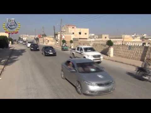 تشيع "محمد حجازي أبو الفاروق" قائد كتيبة البراء بن مالك في بلدة منغ