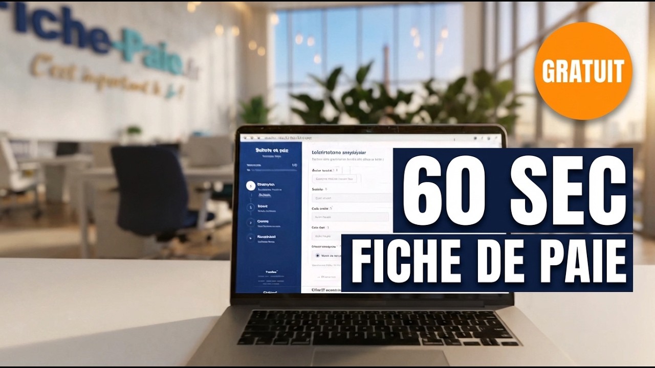 Regarder la démonstration : créer une fiche de paie en 60 secondes