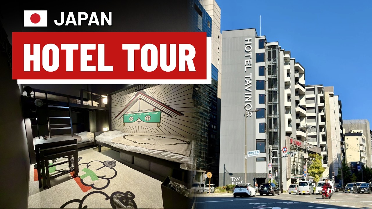 🇯🇵🛏️ Where to Stay in JAPAN? HOTEL TAVINOS Kyoto Tour