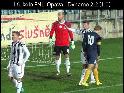 16. kolo FNL: SFC Opava - SK Dynamo ČB 2:2 (1:0)