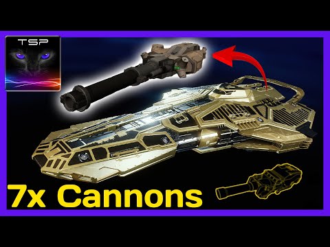 DEVASTATOR the One Punch Corvette - 7x Overcharged Cannons (grade 5) - Elite Dangerous