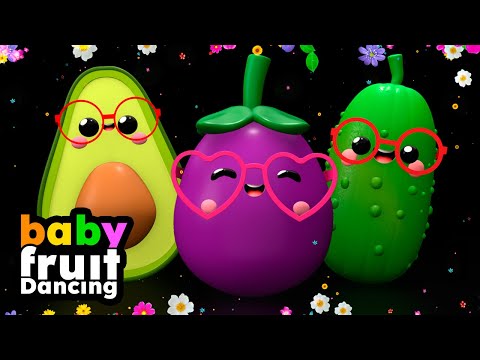 My Spring Song 🌼🌸 Baby Fruit Dancing | Low Stimulation Sensory Video for Toddlers