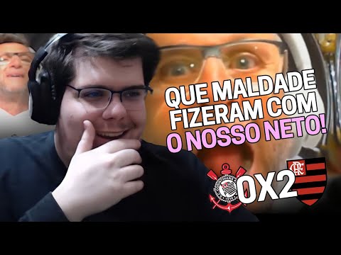 CASIMIRO REAGE: RÁDIO CRAQUE NETO - CORINTHIANS 0X2 FLAMENGO PELA LIBERTADORES | Cortes do Casimito