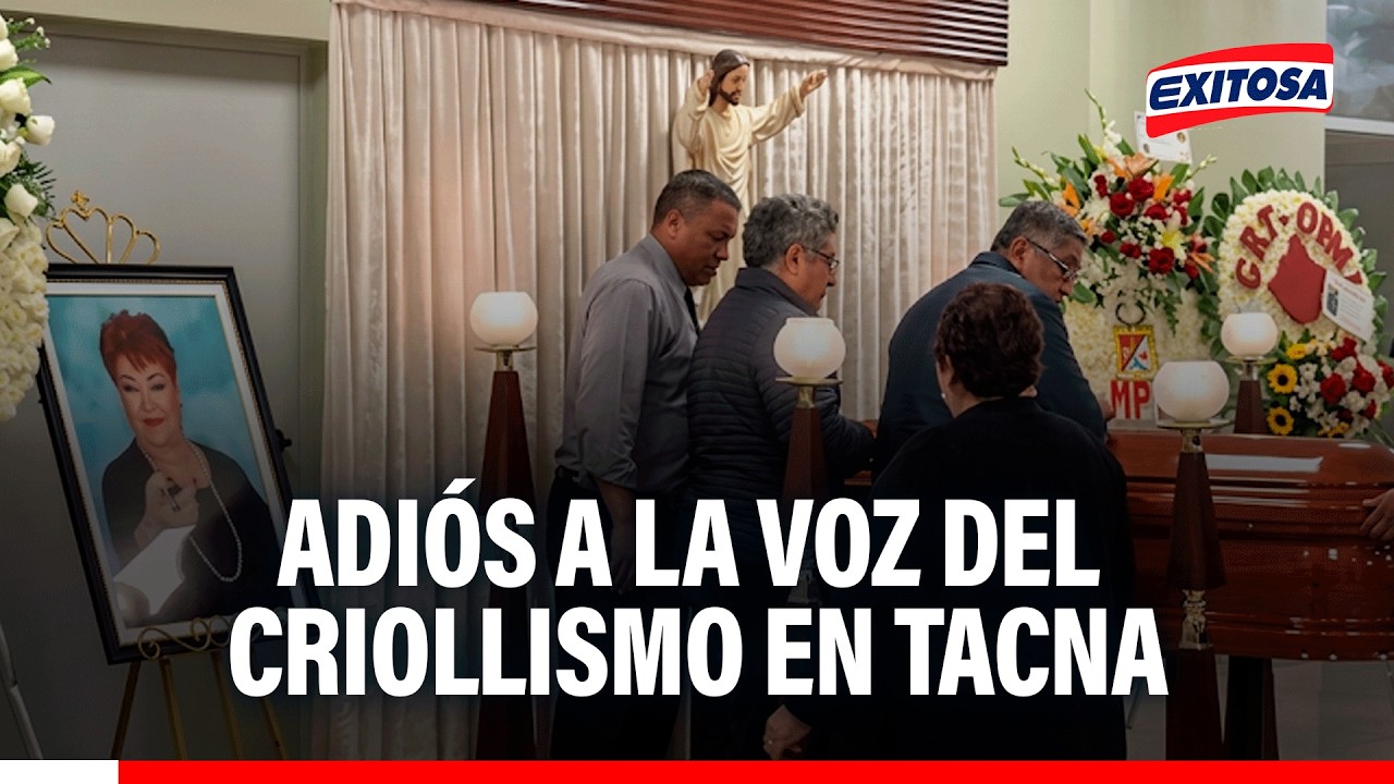 🔴🔵 Último adiós a ‘Charito’ Mistral: máxima exponente de la música criolla en Tacna