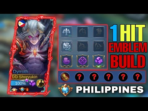 TRY THIS 1 HIT BUILD & EMBLEM FOR DYRROTH | TOP GLOBAL DYRROTH | DYRROTH BEST BUILD 2022 - MLBB