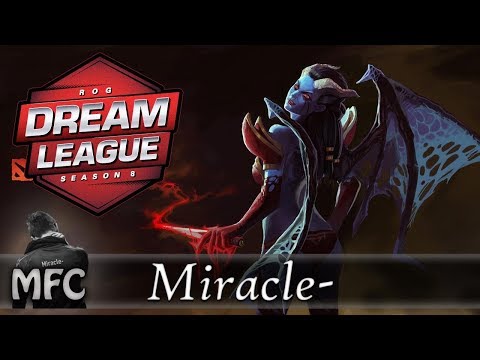 Miracle- Queen of Pain Gameplay - Game 1 - DreamLeague Season 8 Europe & CIS Qualifier.