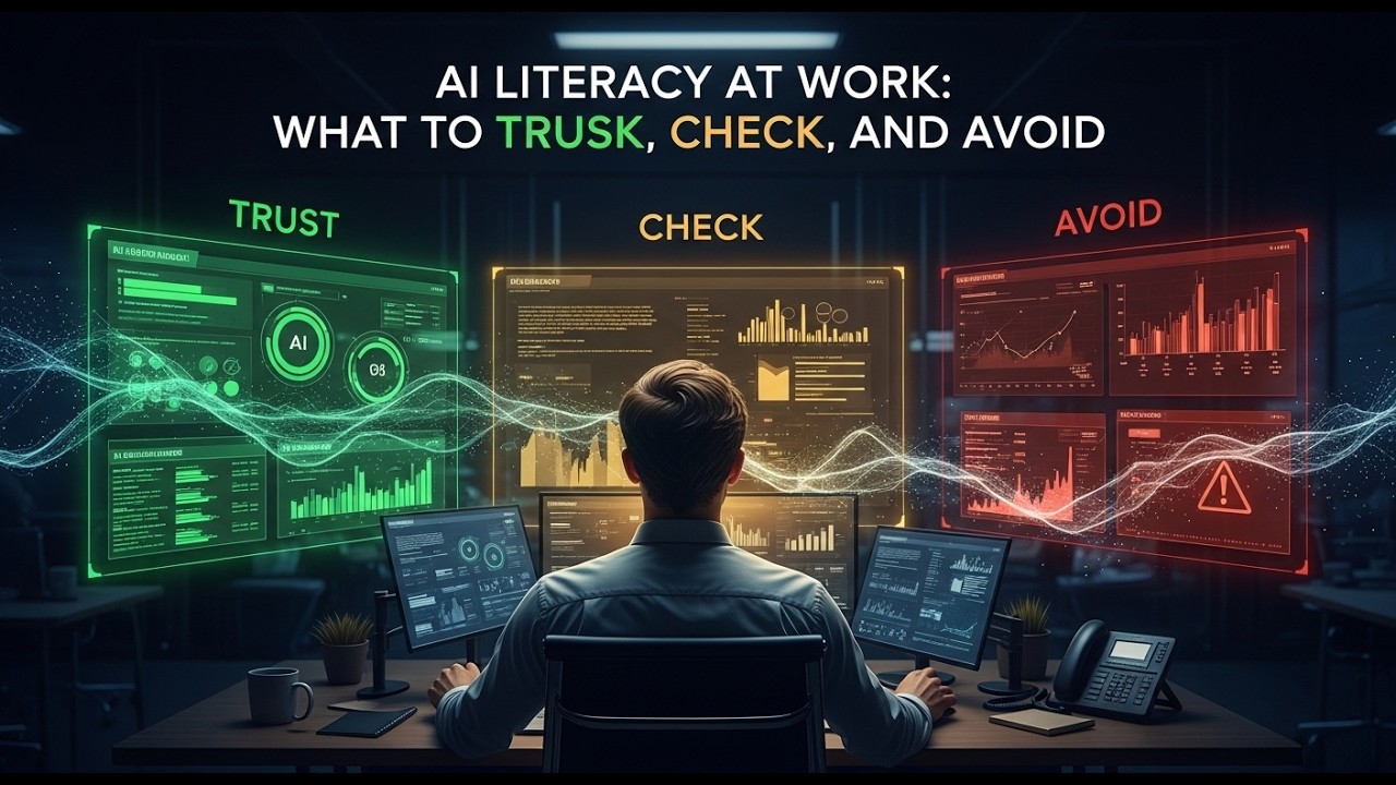 AI Literacy at Work: What to Trust, Check, and Avoid