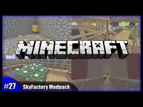 Diamond Crops & Lucky Blocks! || Minecraft SkyFactory Modpack (Modded Minecraft) [Episode 27]