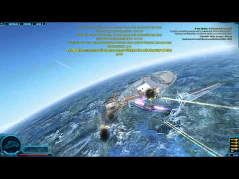 Einer der Weltraumkämpfe aus Star Wars The Old Republic