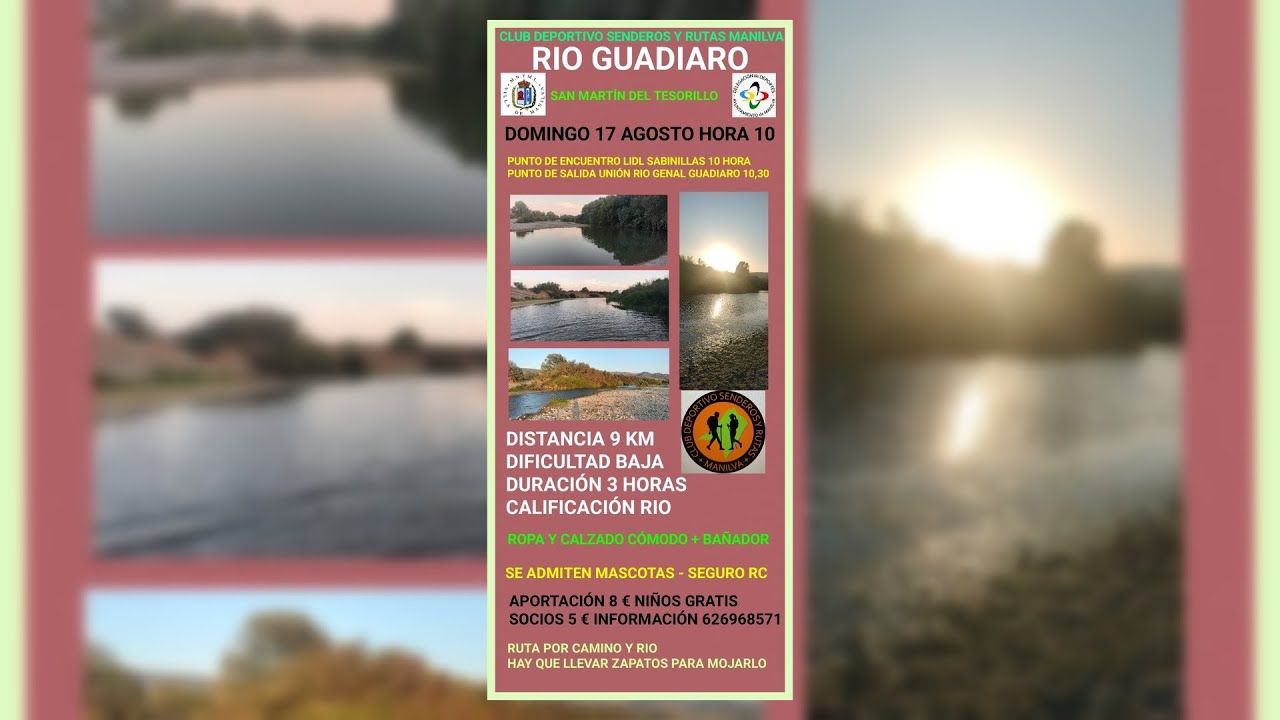 Ruta senderista en Río Guadiaro