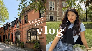 20 Something Diaries | may vlog, spring picnics, getting my hair dyed, mini haul