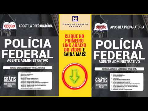 Apostila Policia Federal Agente Administrativo Preparatória