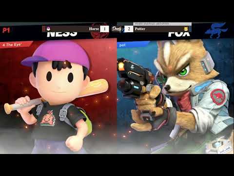DDD 19 SSBU Winners Semis - Horse (Ness) vs Potter (Fox)
