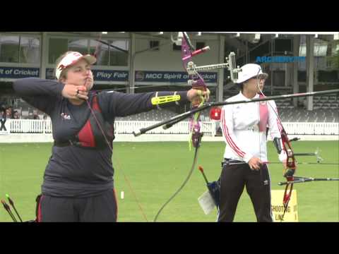 Jung Dasomi v Miranda Leek – recurve women’s quarterfinal | London 2012 Olympic Test Event