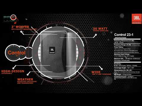 JBL Control 23-1 Black (пара)