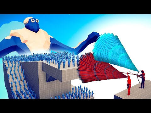 100x ICE ZOMBIES + 1x ICE GIANT vs EVERY GOD - Totally Accurate Battle Simulator TABS