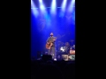 The singer addresses his audience by the Decemberists philly 2015