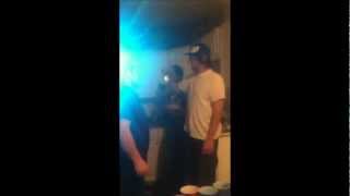 Drunk College Kid Falls After Chugging Whiskey