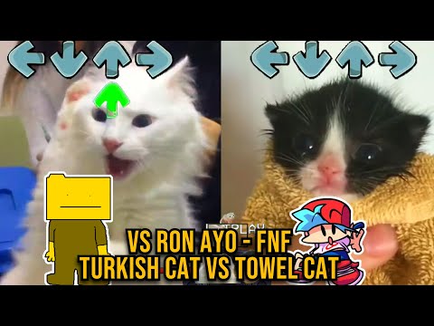VS BOB Ron BUT TURKISH CAT VS TOWEL KITTEN - Friday Night Funkin Animation