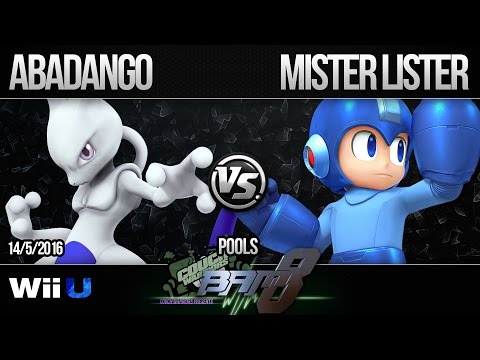 BAM8 - Abadango (Mewtwo) vs MisterLister (Megaman) - Pools