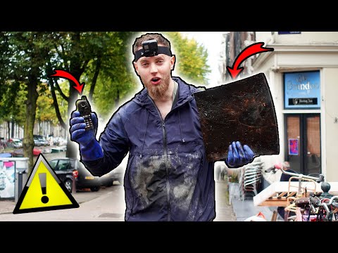 TRESOR TÜR und noch mehr beim MAGNETFISCHEN GEFUNDEN!