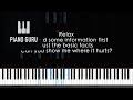 Comfortably Numb - Pink Floyd - PIANO KARAOKE Instrumental | Piano Guru