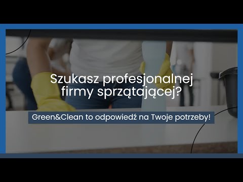 FU Green&clean Agnieszka Żak - video