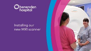 Installing our new MRI scanner