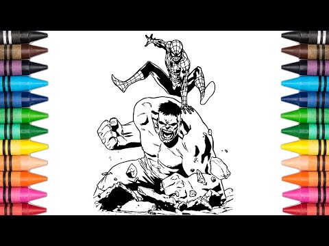 SPIDER-MAN X HULK Coloring Page #354 - Elektronomia & RUD - Rollercoaster [NCS10 Release]