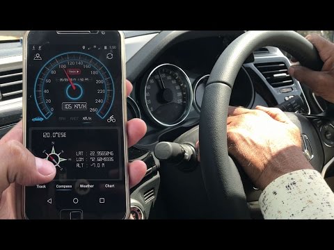 GPS Speedometer Video