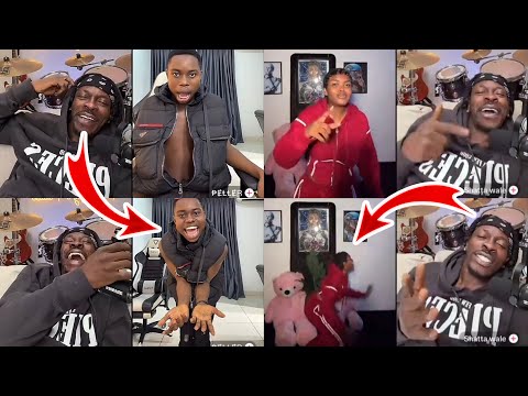 See what happened moment Peller and Jarvis joined Shatta wale TikTok live 