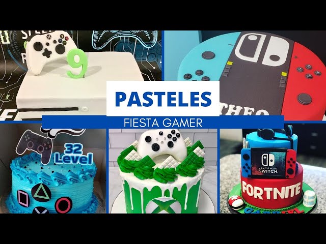 Vídeo relacionado con Disnace Decoración para tartas de videojuegos, decoración para tartas de control de juegos, decoración de pastel para Minecraft, decoraciones de cumpleaños para fiestas de cumpleaños temáticas de