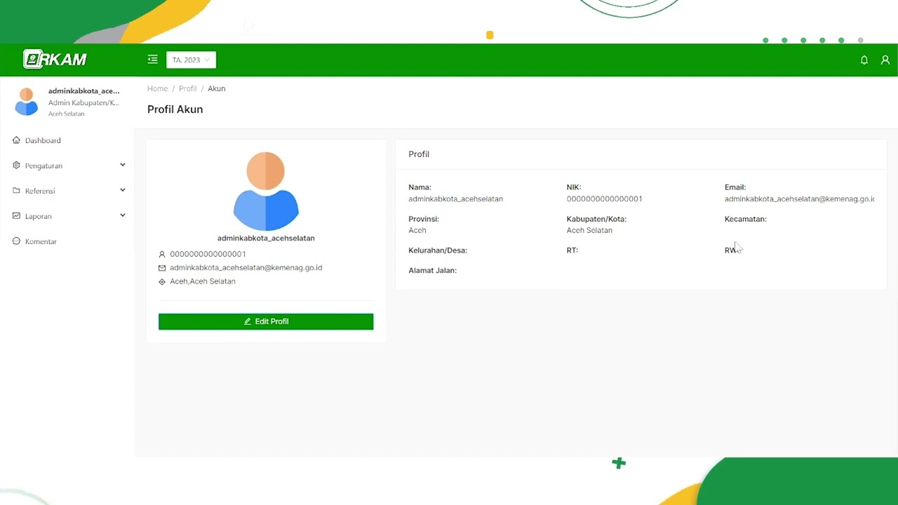 9.3.4. Penjelasan Fitur Profil User