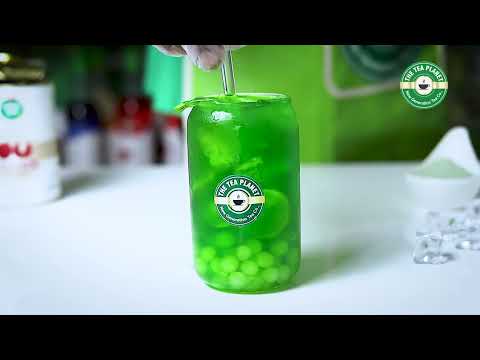 Lemon Peppermint Fruit Bubble Tea