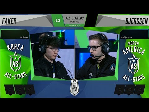 Faker vs Bjergsen - 2017 ALL-STAR 1v1 TOURNAMENT