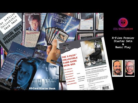 X Files Starter Set Opening & Basic Game Play