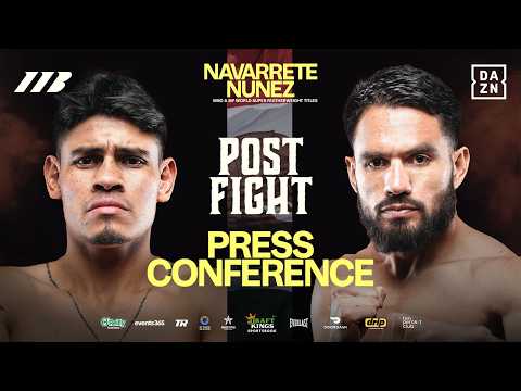 Emanuel Navarrete Vs Sugar Nunez | Post Fight Press Conference *LIVE* | Matchroom Boxing
