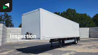 W&uuml;llhorst TFS 10 Tri 1 Axle APK 12/26 Laadklep City closed box semi-trailer | Image 4 - Autoline