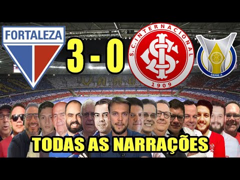 Todas as narrações - Fortaleza 3 x 0 Internacional | Campeonato Brasileiro 2022