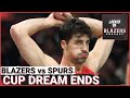 Trail Blazers NBA Cup Dreams Fade In 4th Against The Spurs Deni Avdija And Not Much Else