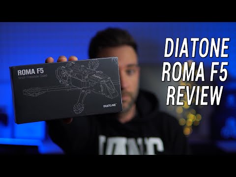 DIATONE ROMA F5 - freestyle frame REVIEW w/ Betaflight 4.2 PIDs