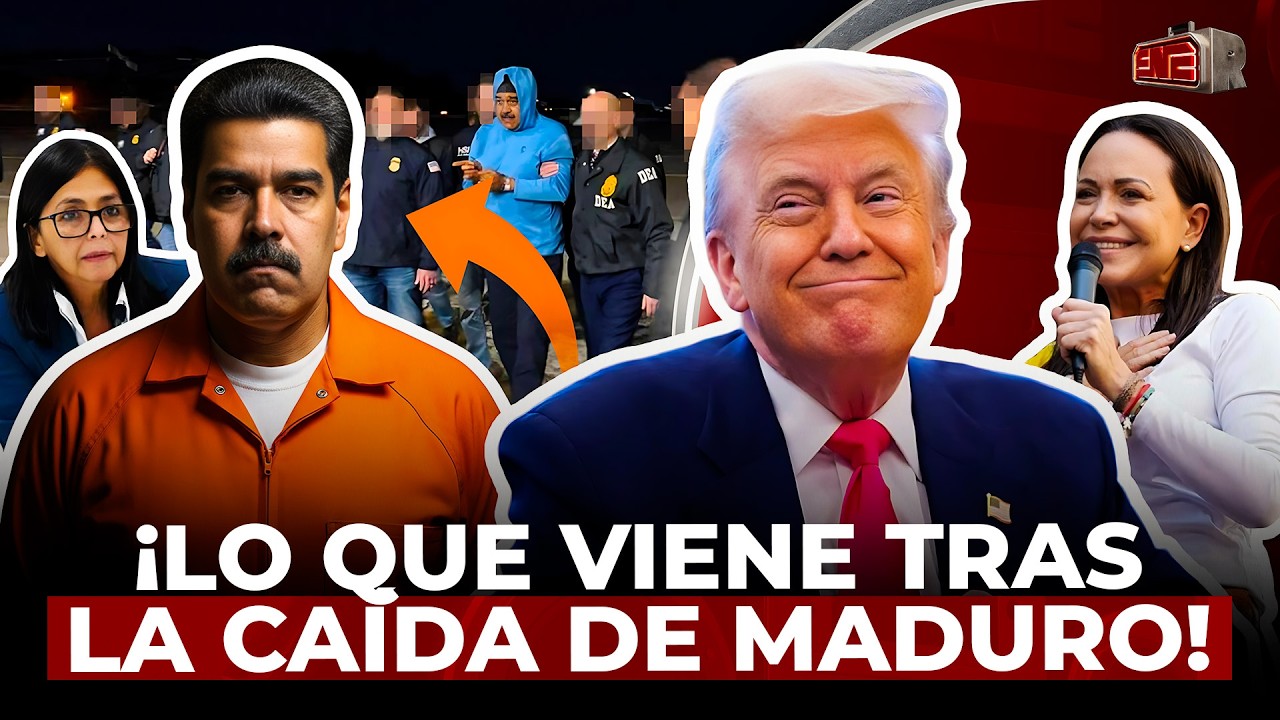 ¡LO QUE VIENE TRAS LA CAÍDA DE MADURO! DELCY SE RINDE ANTE TRUMP Y MARÍA CORINA ESPERA